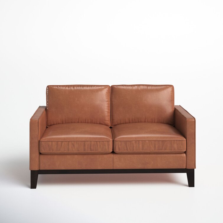 Real deals leather loveseat